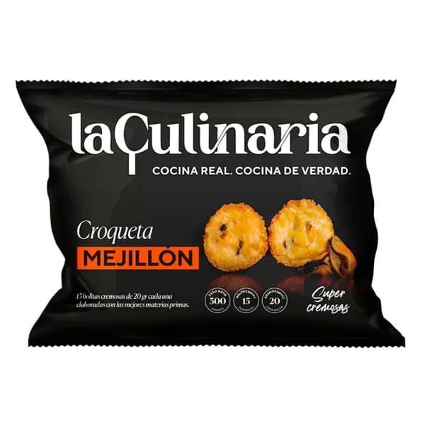 LA CULINARIA Croqueta de mejillón 300g - 0.3 kg - Imagen del producto en Findit