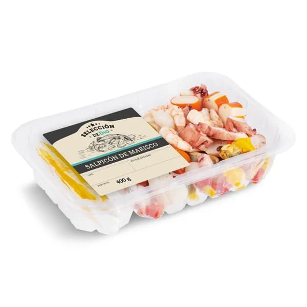 Salpicón de marisco Dia bandeja 400 g - 0.4 kg - Imagen del producto en Findit