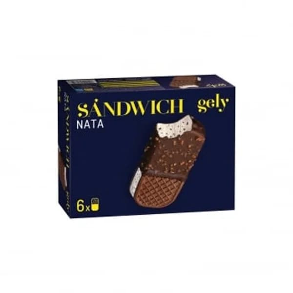 Sandwich nata super Gely La Menorquina 6 uds. - 6.05 ud - Imagen del producto en Findit