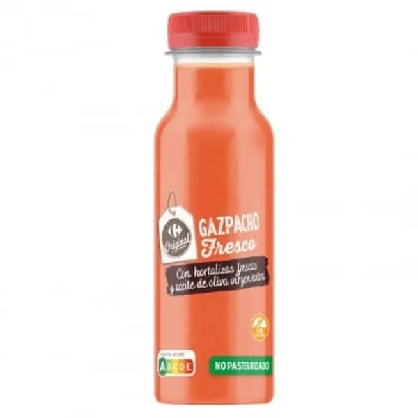 Gazpacho fresco Original Carrefour sin gluten 330 ml. - 0.33 l - Imagen del producto en Findit