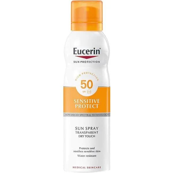 Fotoprotector SPF50 dry touch transparente EUCERIN, spray 200 ml - 0.2 l - Imagen del producto en Findit