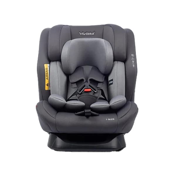 Silla de auto VIVITTA Eder i-Size 40 -150 cm, reclinable, cabezal regulable, color gris. - 1 ud - Imagen del producto en Findit