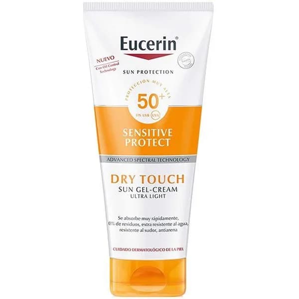 Gel crema Dry Touch SPF50 EUCERIN, tubo 200 ml - 0.2 l - Imagen del producto en Findit