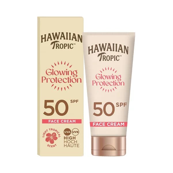 HAWAIIAN TROPIC Glowing protection Protector solar facial con FPS 50 (muy alto) 50 ml. - 0.05 l - Imagen del producto en Findit