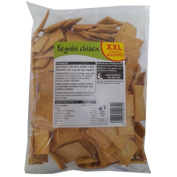 Regaña clásica XXL FRANJUBA, bolsa 500 g - 0.5 kg - Imagen del producto en Findit