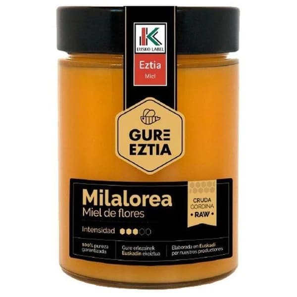 Miel mil flores Eusko Label GURE EZTIA, frasco 415 g - 1 ud - Imagen del producto en Findit