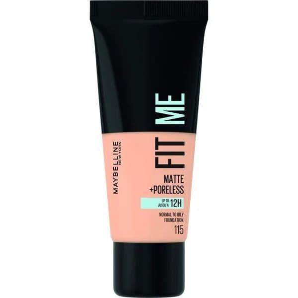 Maquillaje Fit Me Matte 115 ivory MAYBELLINE, 1 ud - 1 ud - Imagen del producto en Findit