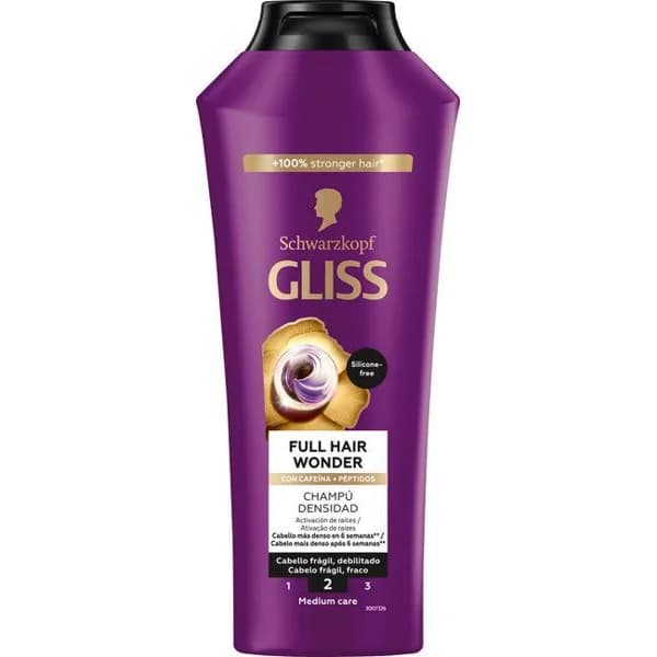 Champú Densidad Full Hair Wonder GLISS, bote 400 ml - 1 ud - Imagen del producto en Findit