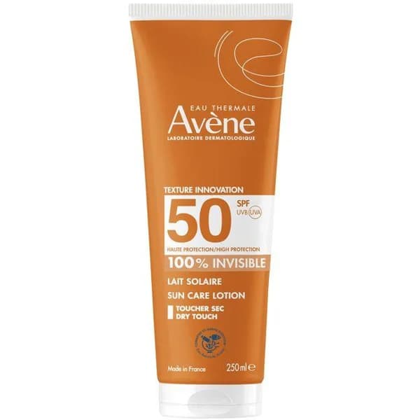 Leche solar invisible SPF50 AVÈNE, tubo 250 ml - 0.25 l - Imagen del producto en Findit