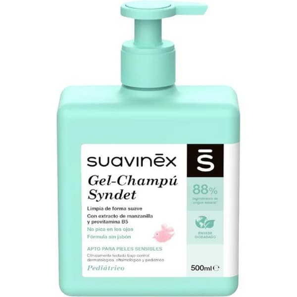 Gel crema suave SUAVINEX, dosificador 500 ml - 0.5 l - Imagen del producto en Findit