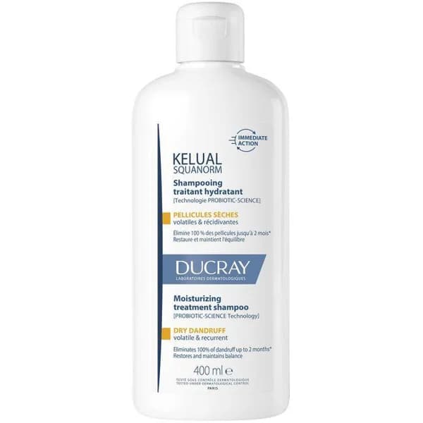 Champú Caspa Seca DUCRAY SQUANORM, bote 400 ml - 0.4 l - Imagen del producto en Findit