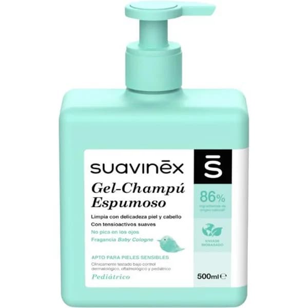 Gel espumoso SUAVINEX, dosificador 500 ml - 0.5 l - Imagen del producto en Findit