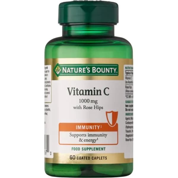 Vitamina C 1000 mg escaramujo NATURE'S BOUNTY, bote 60 uds - 60 ud - Imagen del producto en Findit