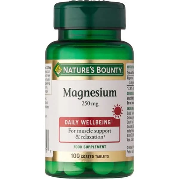 Magnesio 250 mg NATURE'S BOUNTY, bote 100 uds - 100 ud - Imagen del producto en Findit