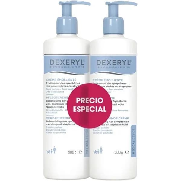 Crema corporal piel atópica DEXERYL, pack 2x500 ml - 1 l - Imagen del producto en Findit