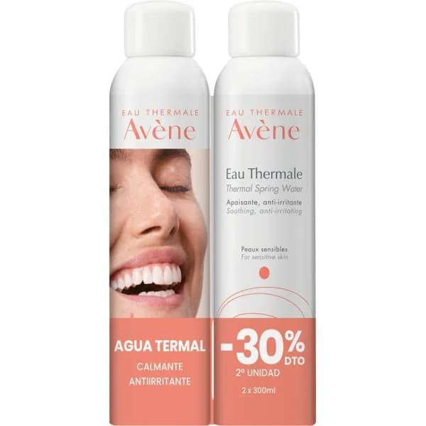 Agua Termal en spray AVENE, pack 2x300 ml - 0.6 l - Imagen del producto en Findit