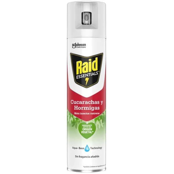 Insecticida rastreros Essential RAID, aerosol 400 ml - 0.4 l - Imagen del producto en Findit