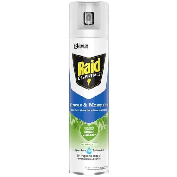 Antimosquitos Essential RAID, aerosol 400 ml - 0.4 l - Imagen del producto en Findit