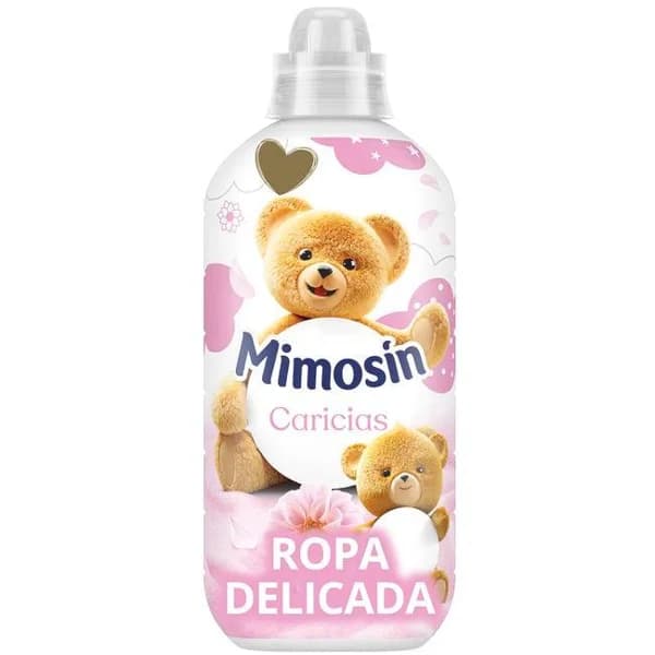 Suavizante caricias ropa delicada MIMOSIN, botella 56 dosis - 56 ud - Imagen del producto en Findit