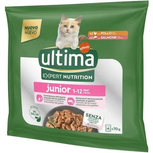 Alimento húmedo para gato junior ULTIMA, paquete 280 g - 0.28 kg - Imagen del producto en Findit