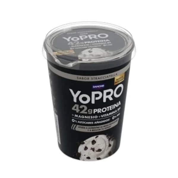Leche fermentada desnatada con virutas con cacao YoPro Danone sin gluten 450 g. - 0.45 kg - Imagen del producto en Findit