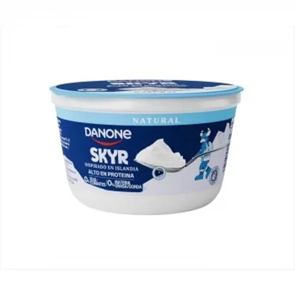 Leche fermentada desnatada natural Danone sin gluten 480 g. - 0.48 kg - Imagen del producto en Findit