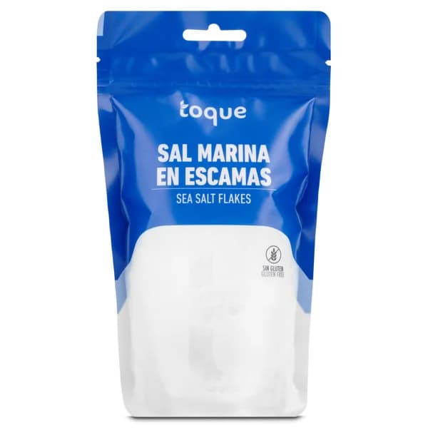 Sal marina en escamas Toque bolsa 125 g - 0.12 kg - Imagen del producto en Findit