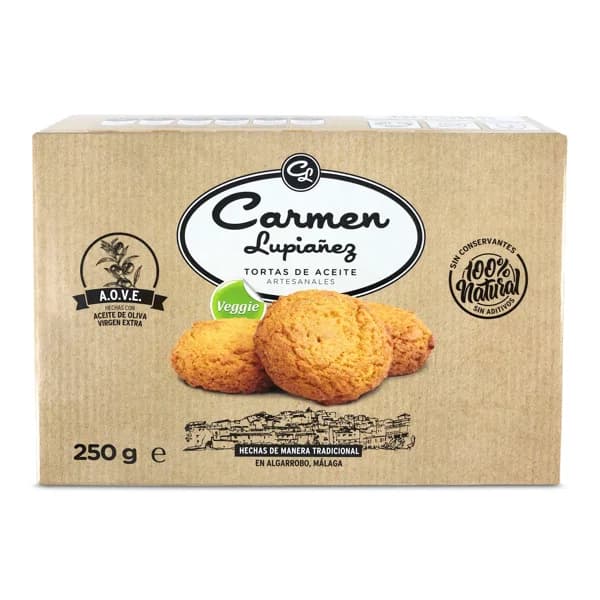 Tortas de algarrobo Lupiañez caja 250 g - 0.25 kg - Imagen del producto en Findit