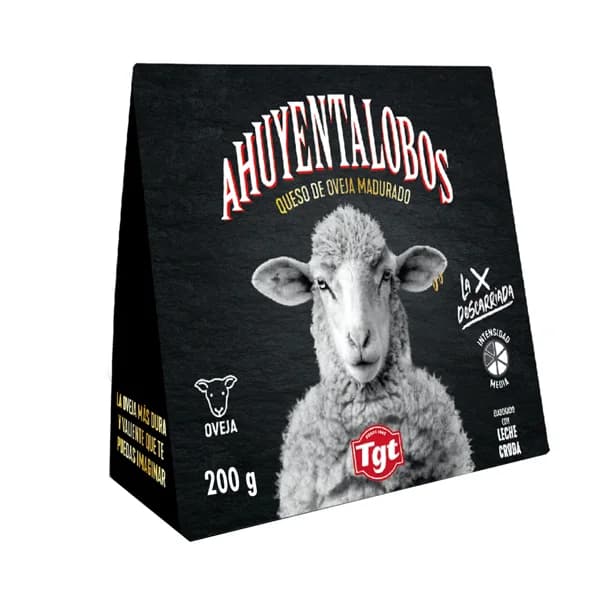 AHUYENTALOBOS Queso de oveja cuña 200 g. - 0.2 kg - Imagen del producto en Findit