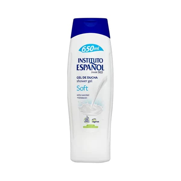 INSTITUTO ESPAÑOL Soft Gel para ducha o baño hidratante y extra suave 650 ml. - 0.65 l - Imagen del producto en Findit