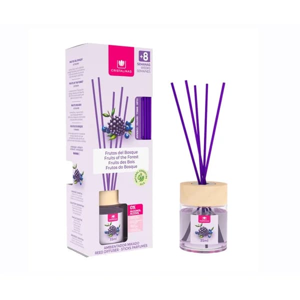 CRISTALINAS Varillas 0% alcohol Frutos del bosque CRISTALINAS 35 ml. - 1 ud - Imagen del producto en Findit