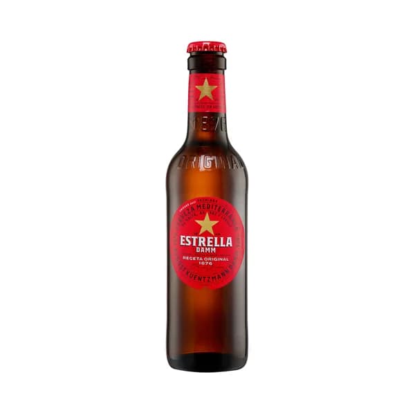 ESTRELLA DAMM Cerveza botella de 33 cl. - 0.33 l - Imagen del producto en Findit
