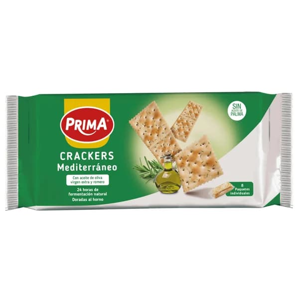 PRIMA Mediterráneo Crackers 250 g. - 0.25 kg - Imagen del producto en Findit