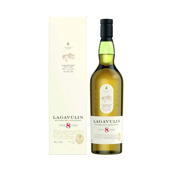 LAGAVULIN Whisky single malt escocés 8 años botella 70 cl. - 0.7 l - Imagen del producto en Findit