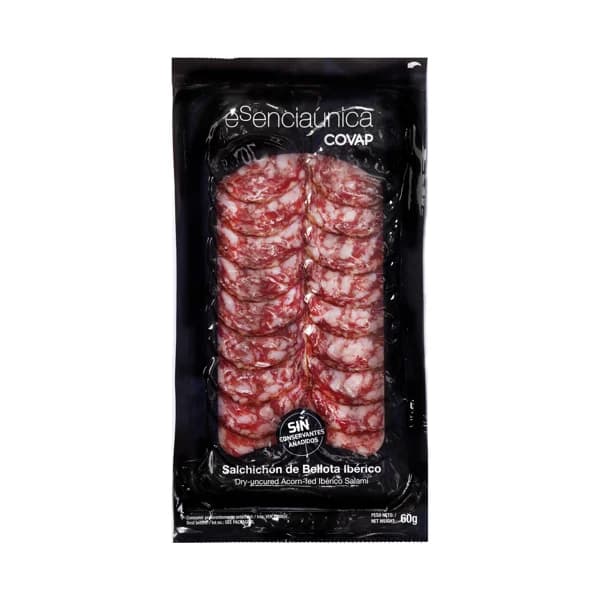 COVAP Salchichón de bellota ibérico, cortado en finas lonchas COVAP Esenciaúnica 60 g. - 0.06 kg - Imagen del producto en Findit