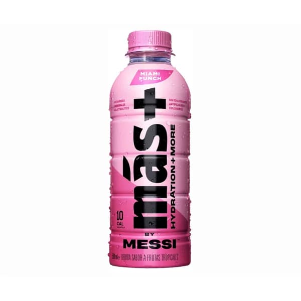 DAMM Bebida deportivas más+ Messi miami punch 500 ml. - 0.5 l - Imagen del producto en Findit