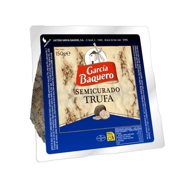GARCÍA BAQUERO Queso semicurado trufa 150gr - 0.15 kg - Imagen del producto en Findit