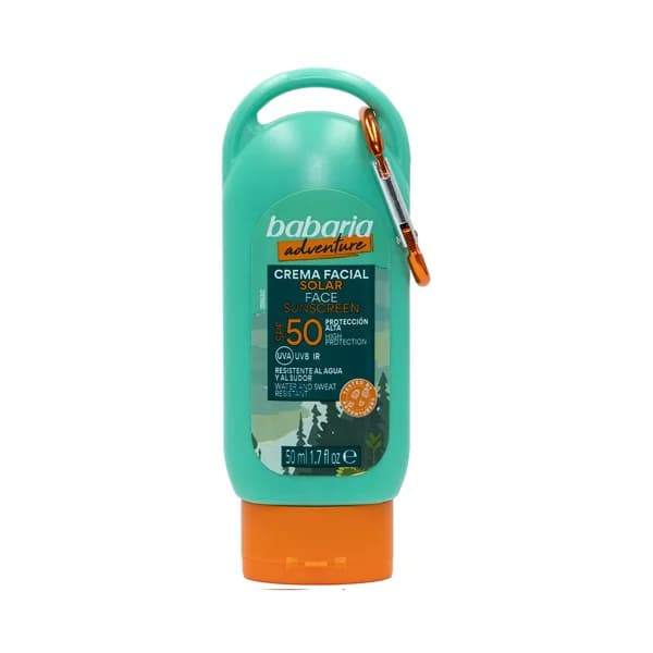 BABARIA Adventure Protector solar facial con FPS 50 (muy alto) 50 ml. - 0.05 l - Imagen del producto en Findit
