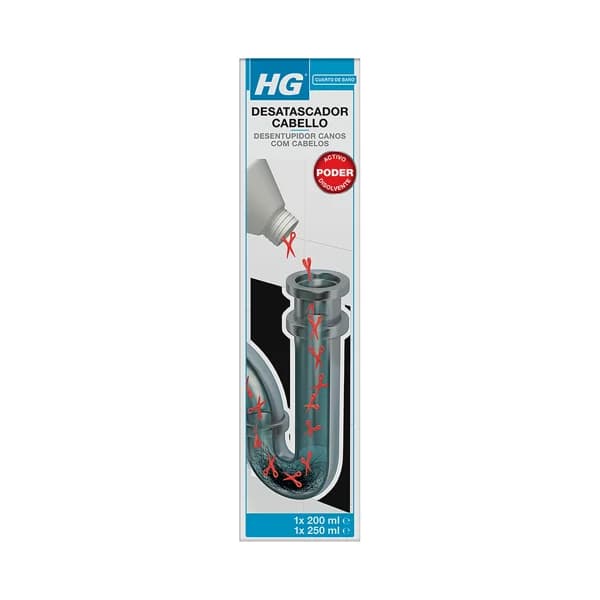HG Desatascador de cabellos HG 450 ml. - 0.45 l - Imagen del producto en Findit
