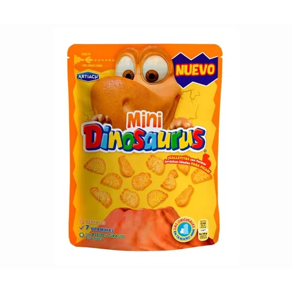 ARTIACH Galletas mini dinosaurus 196 gr. - 0.2 kg - Imagen del producto en Findit