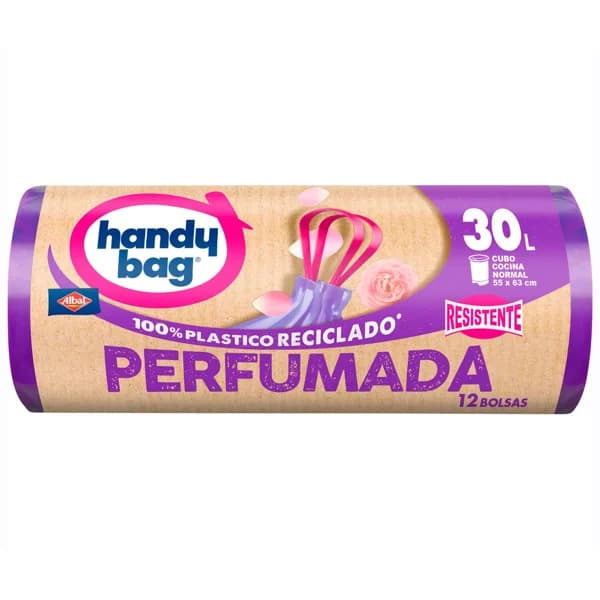 HANDY BAG Bolsa de basura perfumada 30 l. - 1 ud - Imagen del producto en Findit