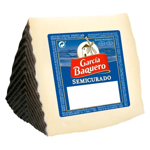 GARCÍA BAQUERO Queso semicurado cuña 325 g. - 0.33 kg - Imagen del producto en Findit