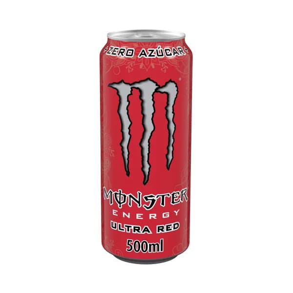 MONSTER Ultra red Bebida energética sin azúcar lata de 50 cl. - 0.5 l - Imagen del producto en Findit