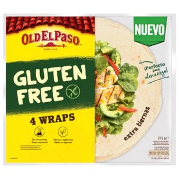 Wraps sin Gluten 4 Unidades - 0.19 kg - Imagen del producto en Findit
