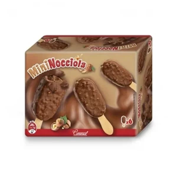 Helado bombón mininocciola Comensal 6 uds. - 5.98 ud - Imagen del producto en Findit