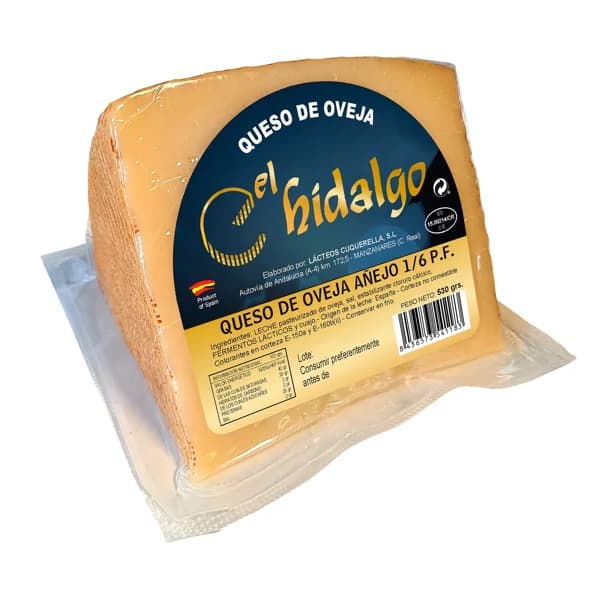 EL HIDALGO Queso de oveja añejo con maduración de 15 meses 530 g. - 0.53 kg - Imagen del producto en Findit
