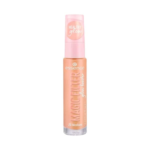 ESSENCE Glow booster magic filter tono 20 Medium Base líquida con cobertura ligera y brillo natural. - 1 ud - Imagen del producto en Findit