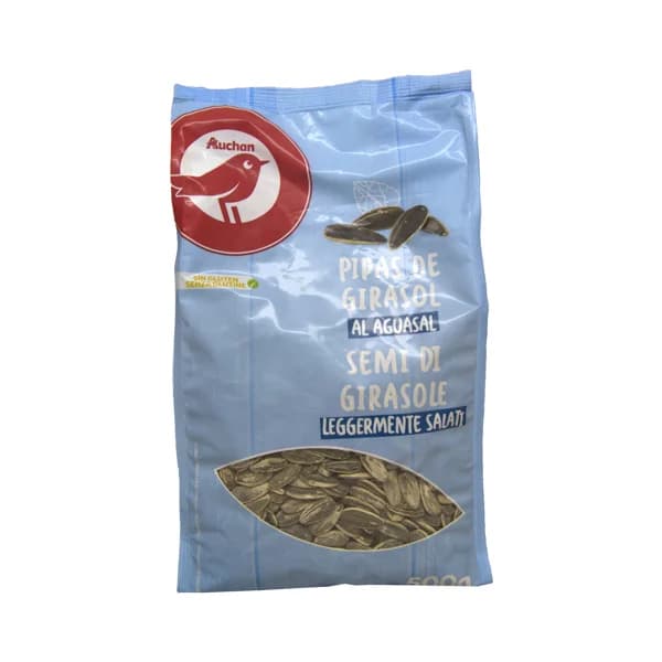 PRODUCTO ALCAMPO Pipas de girasol al aguasol PRODUCTO ALCAMPO 500 g. - 0.5 kg - Imagen del producto en Findit