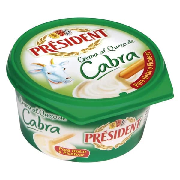 PRESIDENT Crema de queso de cabra 125 g. - 0.12 kg - Imagen del producto en Findit