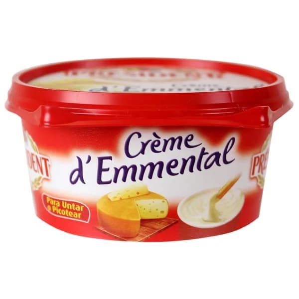 PRESIDENT Crema de queso para untar emmental125 g. - 0.12 kg - Imagen del producto en Findit